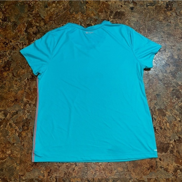 Champion Women’s Powertrain Vapor Athletic Shirt Size 2 XL Short Sleeve V Neck - Picture 2 of 10